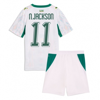 Billige Fotballdrakt Senegal Nicolas Jackson #11 Replika Hjemmedraktsett Barn VM 2026 Kortermet (med bukser)